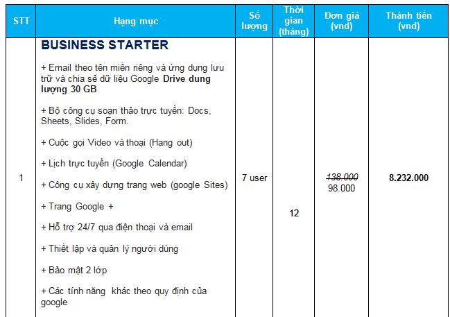 google workspace business starter google workspace business starter