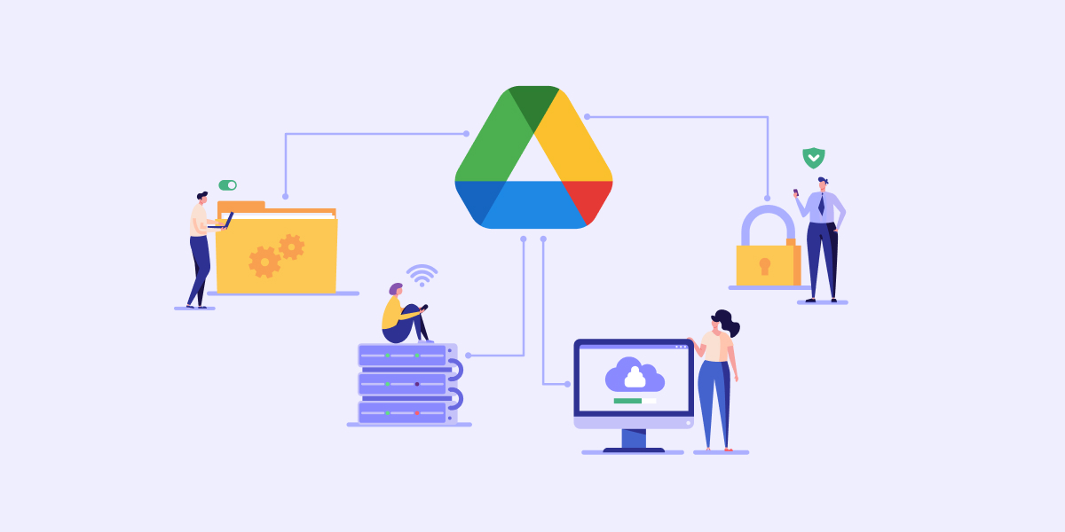 Mô hình lưu trữ dữ liệu doanh nghiệp trên google drive