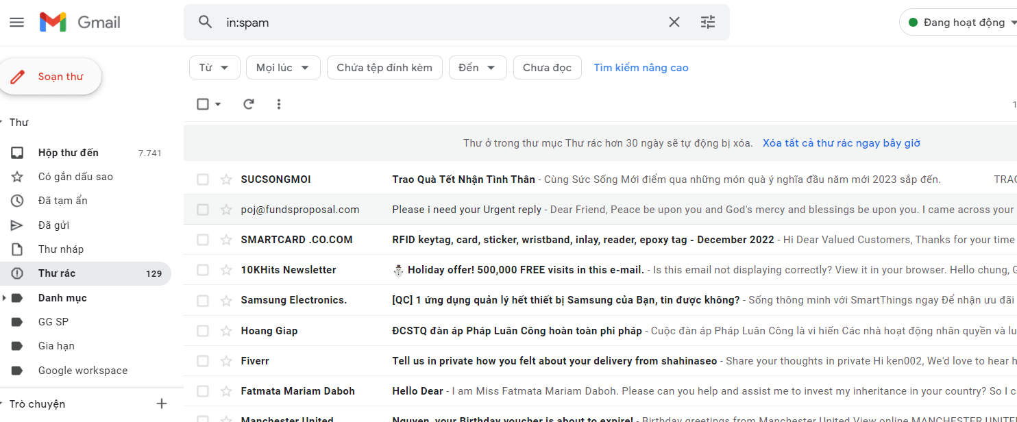 Tại sao gửi gmail bị vào spam