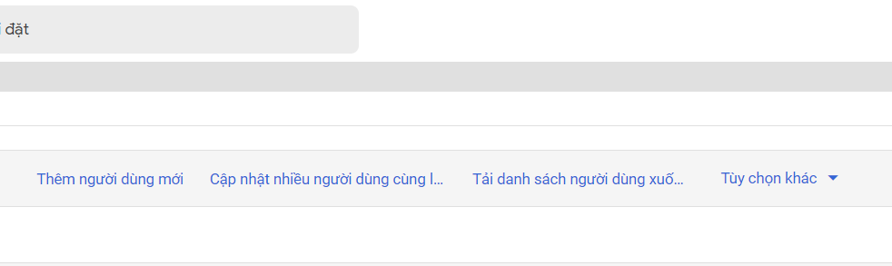 them nguoi dung google workspace