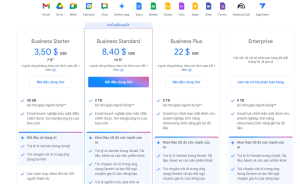 Google workspace tăng giá bán