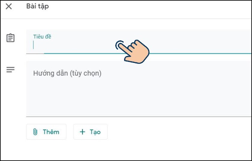 Tạo bài tập google classroom